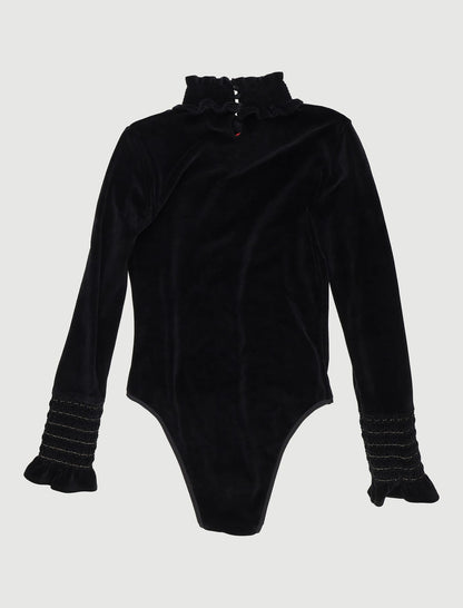 Body Velours cols montant